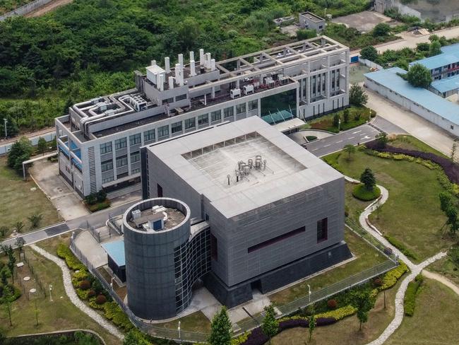 The P4 laboratory on the Wuhan Institute of Virology campus. Picture: Hector RETAMAL / AFP