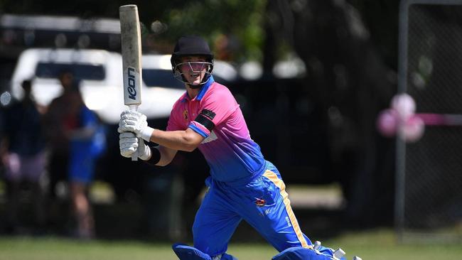 Dylan Brasher made 136 against Waratah earlier in the season.