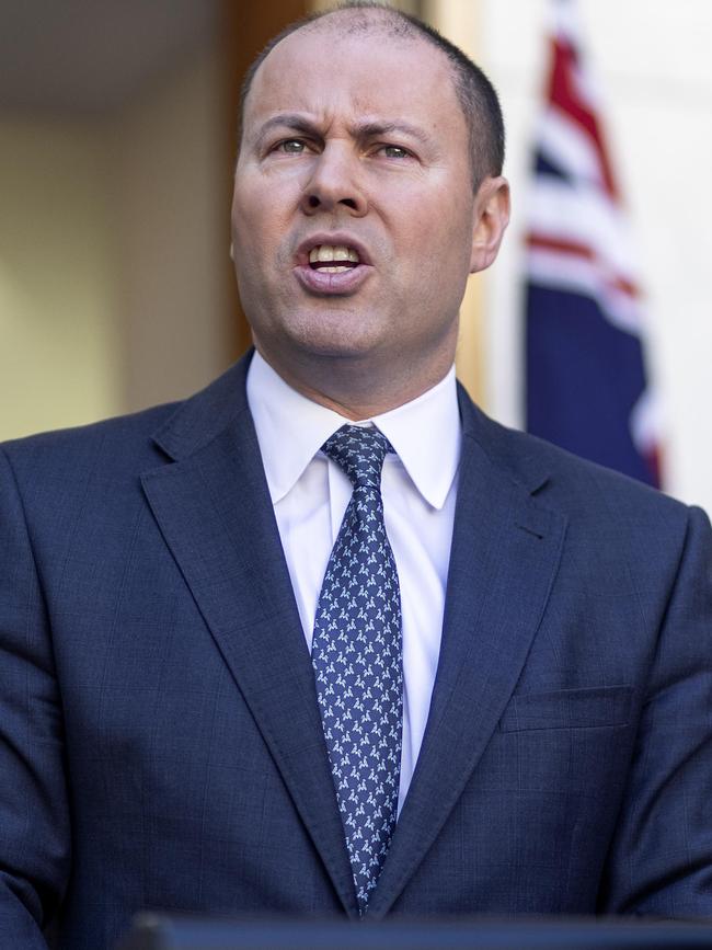 Treasurer Josh Frydenberg. Picture: Gary Ramage