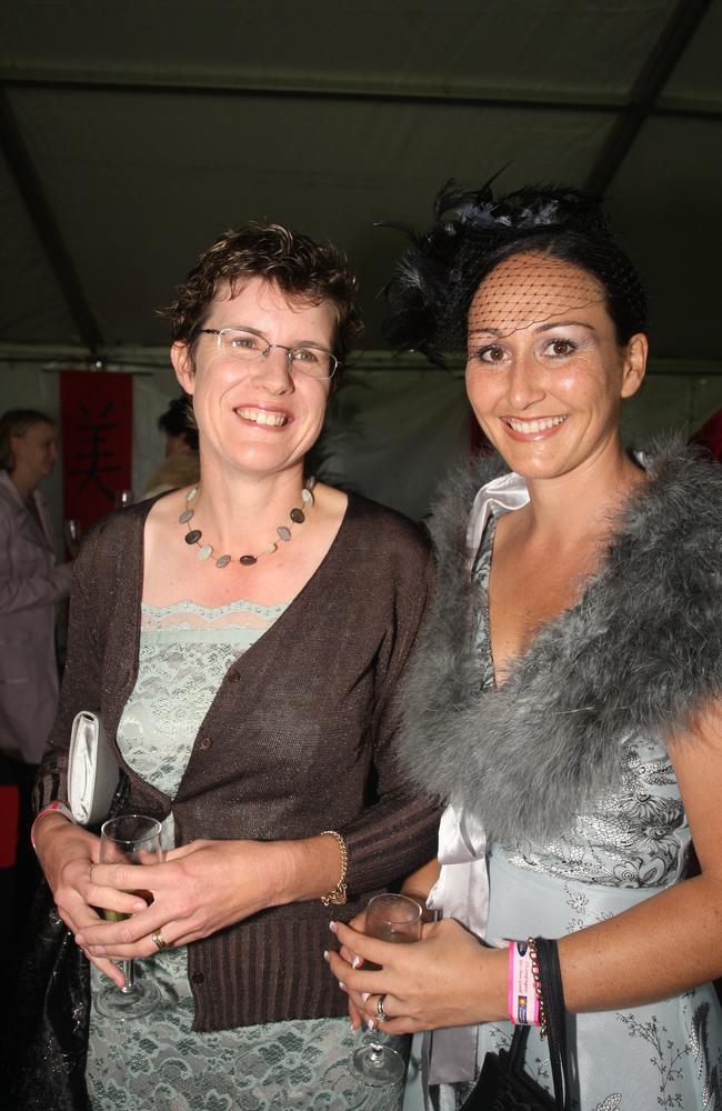 Elizabeth Ivey and Hayley Hutton in 2008. Picture: Nicholas Falconer