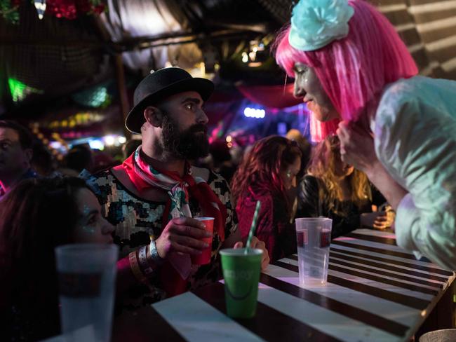 The Rabbit Hole bar where Brad and Sienna were spotted. Picture: Oli SCARFF
