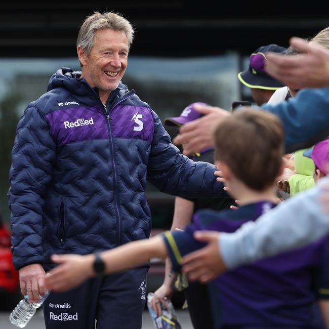 Craig Bellamy welcomes fans. Picture: Daniel Pockett/Getty Images