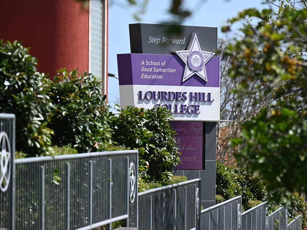 Lourdes Hill College in Hawthorne, Brisbane. Pic: Lyndon Mechielsen/Courier Mail