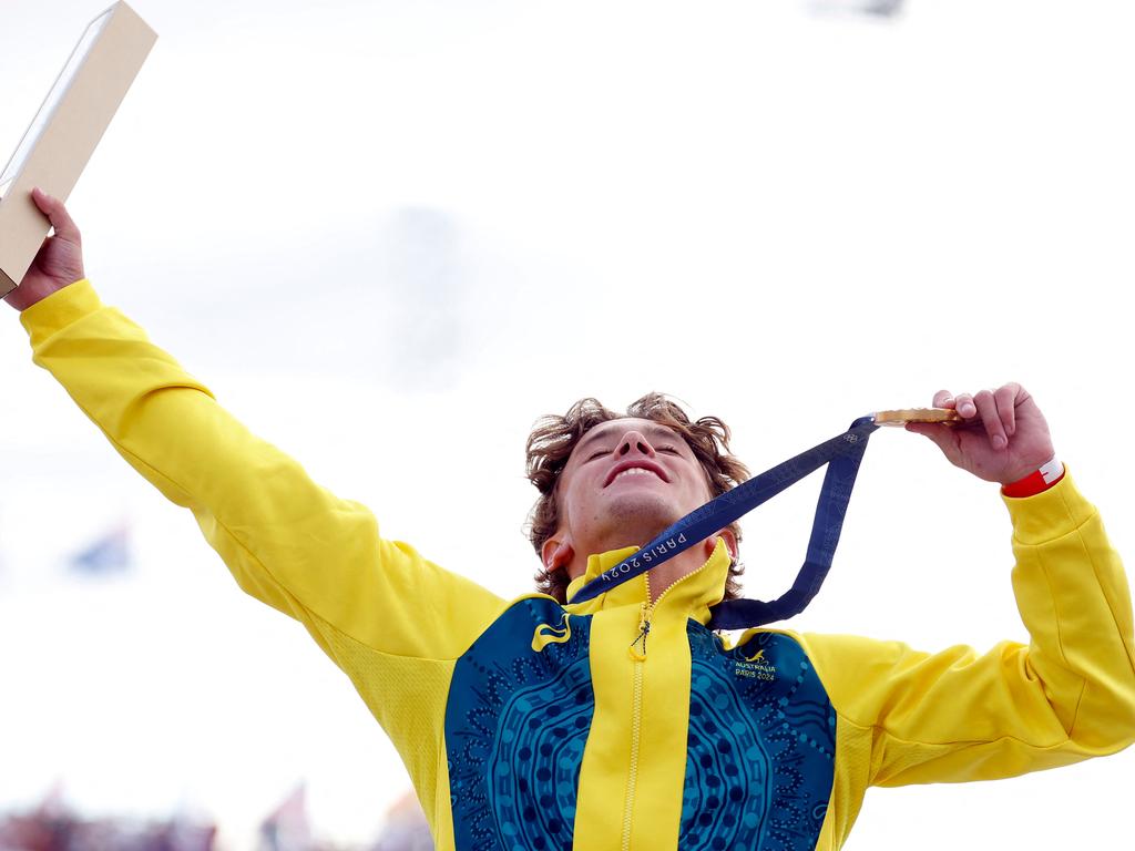 It was only months ago that gold medallist Keegan Palmer feared his Paris push was in ruins. Picture: Odd Andersen/AFP