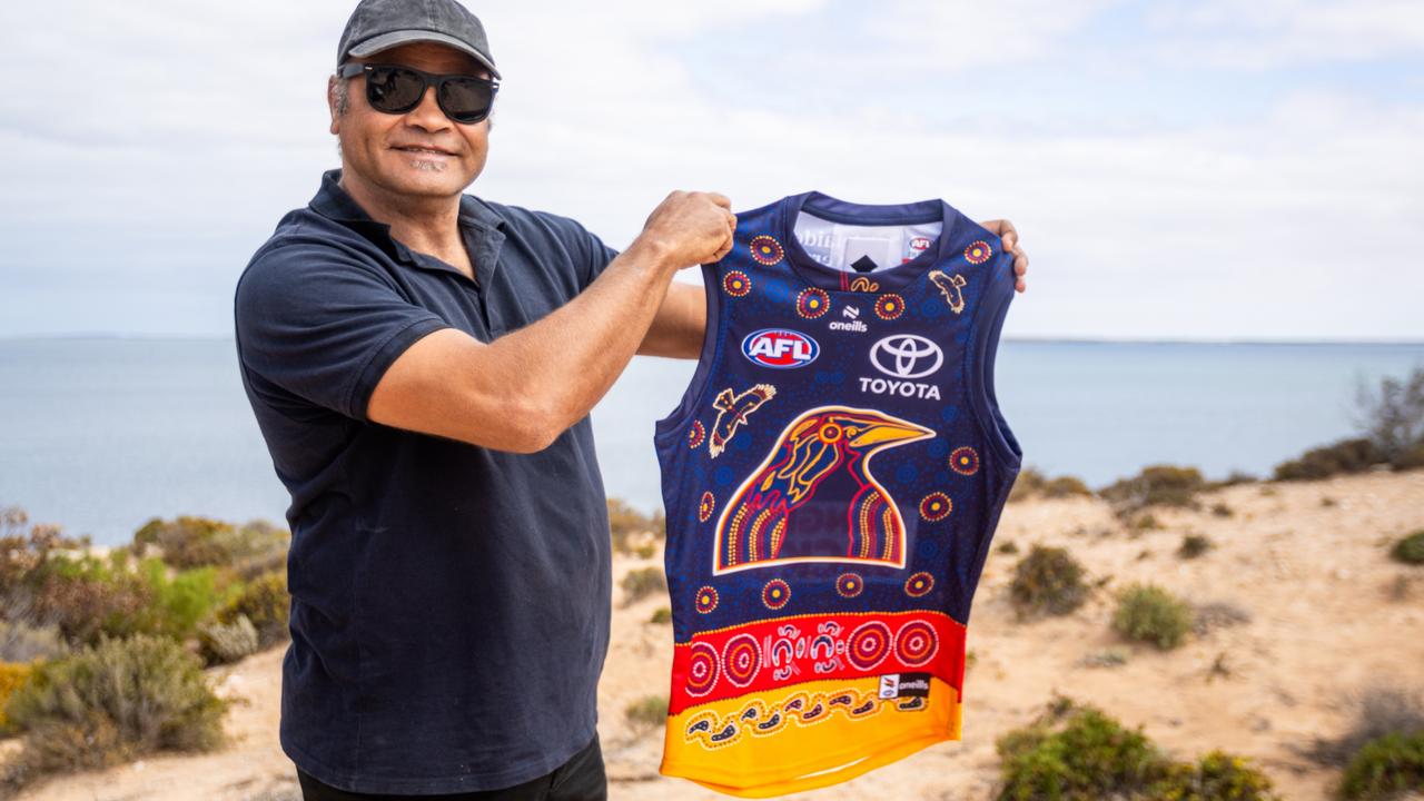 Crows reveal 2025 Sir Doug Nicholls Round guernsey