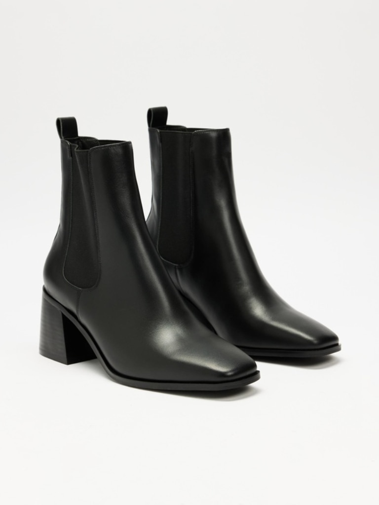 Atmos&Here Quinn Leather Ankle Boots. Picture: THE ICONIC.