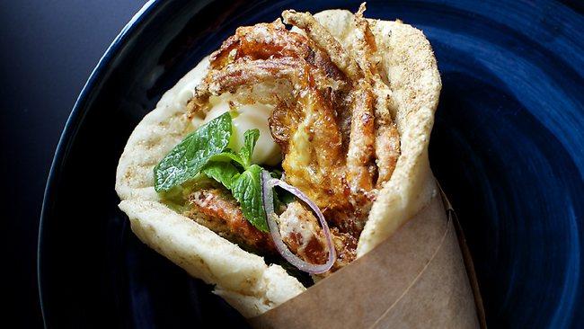 The chance of souvlaki in Melbourne is directly affected by the time of day.