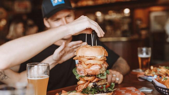 Rick’s Garage was voted as the best burger spot on the Sunshine Coast.