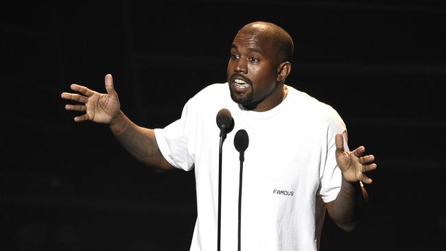 Kanye West went on another on stage rant. Picture: Chris Pizzello/Invision/AP, File