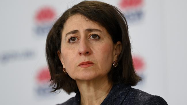 Thursday’s ICAC report found Gladys Berejiklian to have engaged in serious corrupt conduct but didn’t recommend charges be investigated by the DPP. Picture: NCA NewsWire/Bianca De Marchi