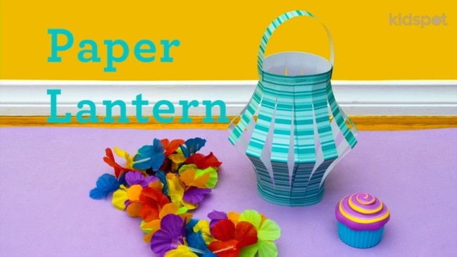 Simple Chinese lantern craft for kids