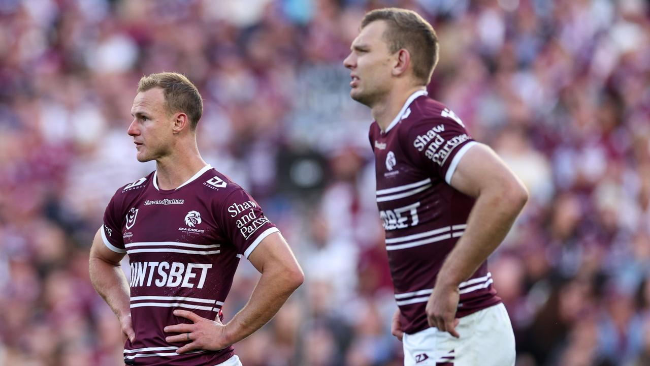 Tom Trbojevic could move into the halves if Daly Cherry-Evans retires next season. (Photo by Cameron Spencer/Getty Images)