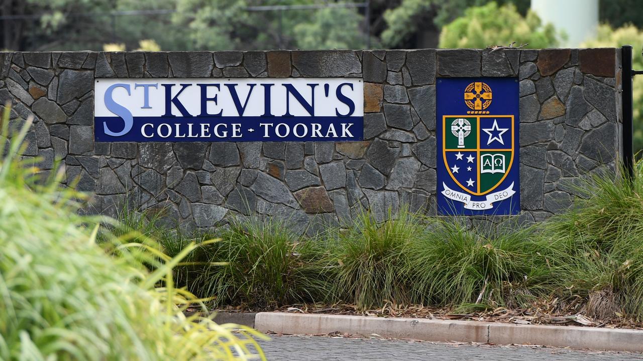 St Kevin’s College in Toorak has cancelled an event where the leadership team was set to talk about the school’s future. Picture: AAP