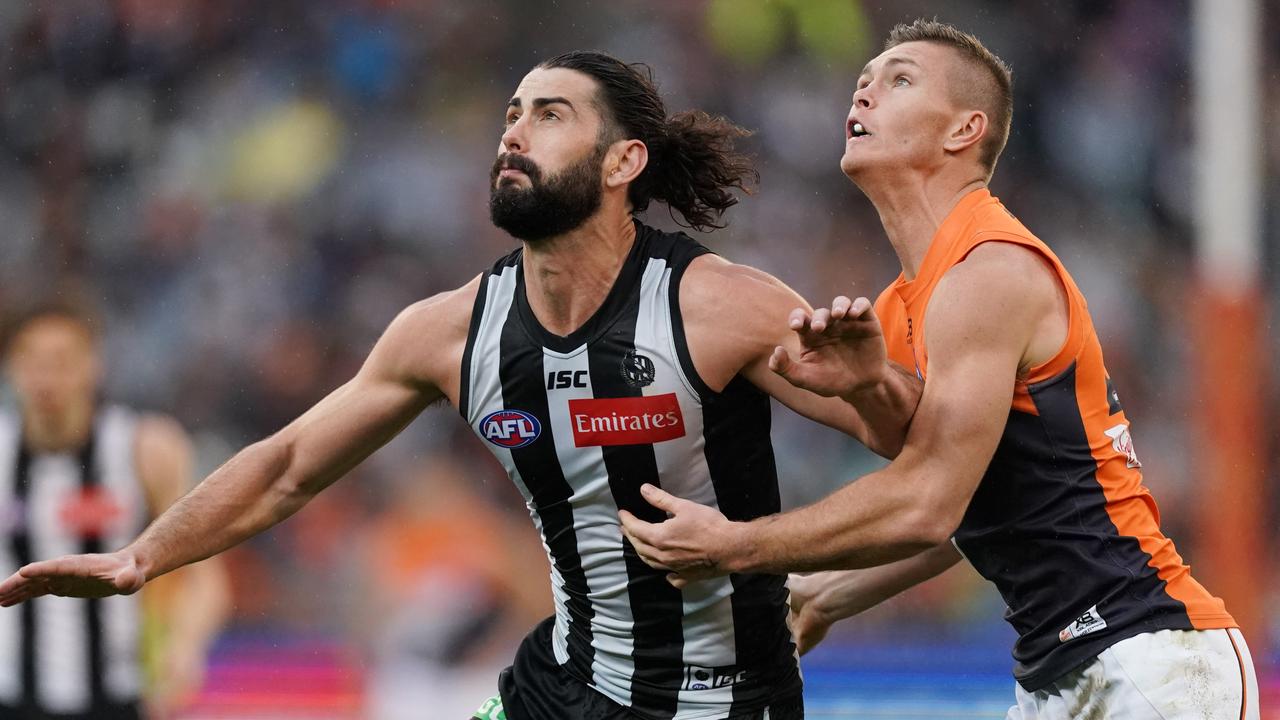 Brodie Grundy’s contract may need to be restructured. Photo: Michael Dodge/AAP Image.