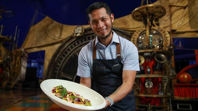 Cirque Du Soleil executive chef Ariel Layug. Picture: Justin Lloyd