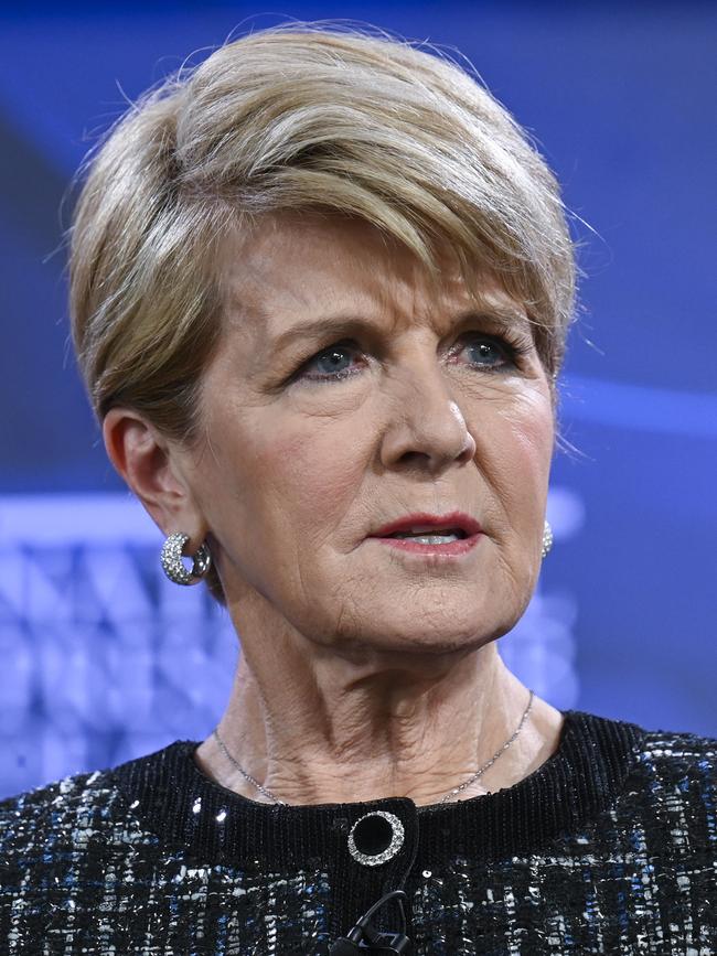 Ms Bishop, former Liberal deputy leader and foreign minister, urged Australians to give the Voice a chance. Picture: NCA NewsWire / Martin Ollman