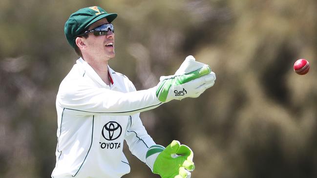 Former Australian Test captain Tim Paine playing in a second XI match