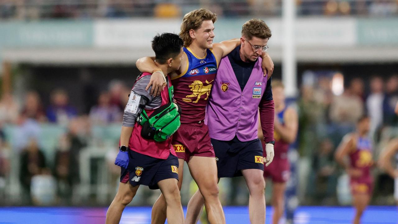 Will Ashcroft is on the comeback trail from an ACL. Picture: Russell Freeman/AFL Photos via Getty Images