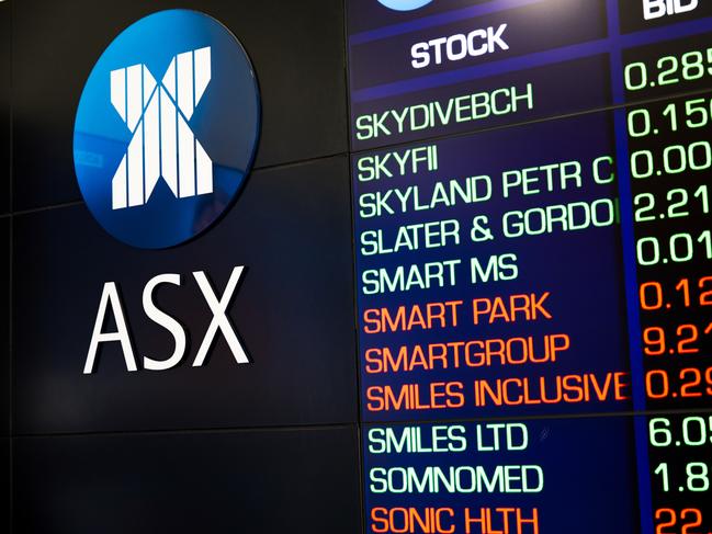 The indicator board at the Australian Stock Exchange (ASX) is seen in Sydney, Tuesday, December 18, 2018. (AAP Image/Erik Anderson) NO ARCHIVING