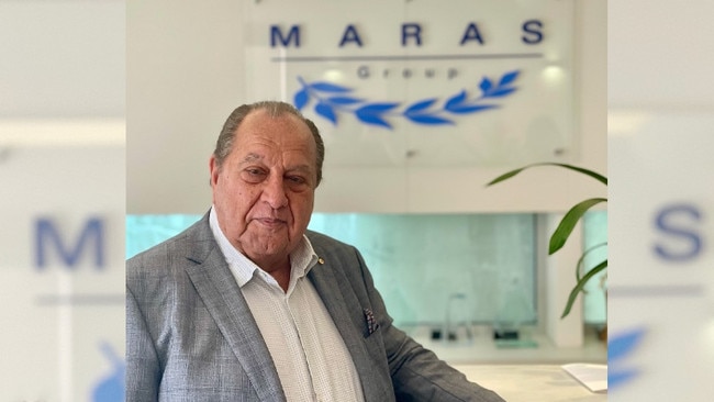 Property developer Theo Maras is driving a proposal to rezone the land parcel, along with James Arsenikakis of Cambridge Private Capital. Picture: Supplied