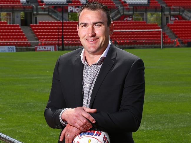 SOCCER - FFSA CEO Michael Carter at Hindmarsh Stadium. Photo Sarah Reed.