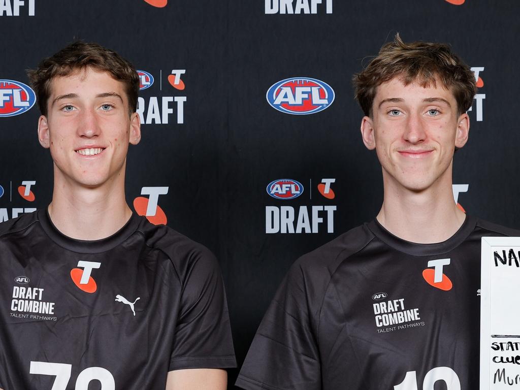 Matt and Jack Whitlock. Picture: Dylan Burns/AFL Photos via Getty Images