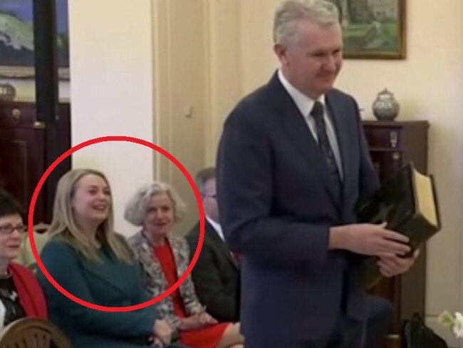 Albo’s girlfriend loses it at MP’s huge bible