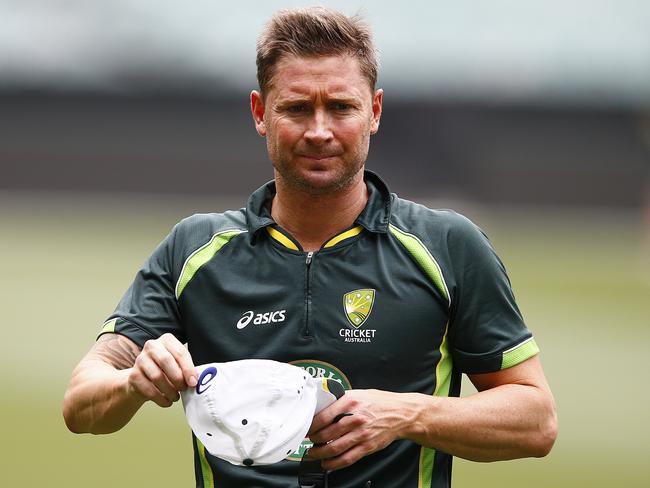Michael Clarke won’t even face a stern fitness test. Picture: Wayne Ludbey