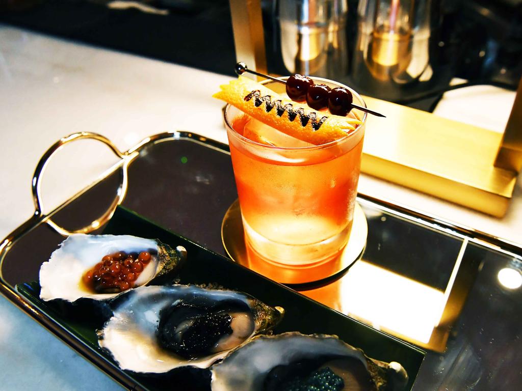 The nudge negroni at a new Sunshine Beach bar Picture: Patrick Woods.