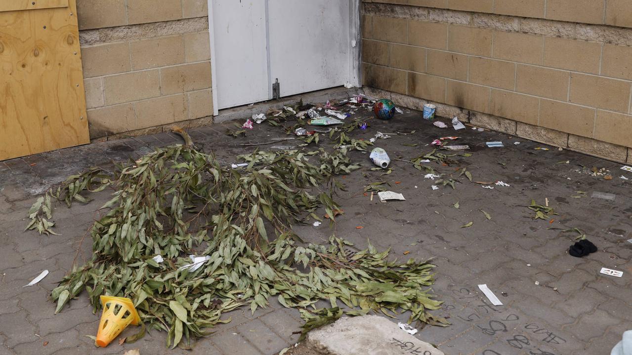 General debris, behind the toilet block on Hookings Tce at the Hanson Reserve and Velodrome near Hanson Road and Sixth Ave, Woodville Gardens, SA. Picture: Emma Brasier