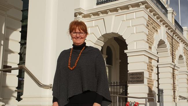 Karen Redman Gawler mayor Karen Redman in Murray St, Gawler. Picture: Colin James