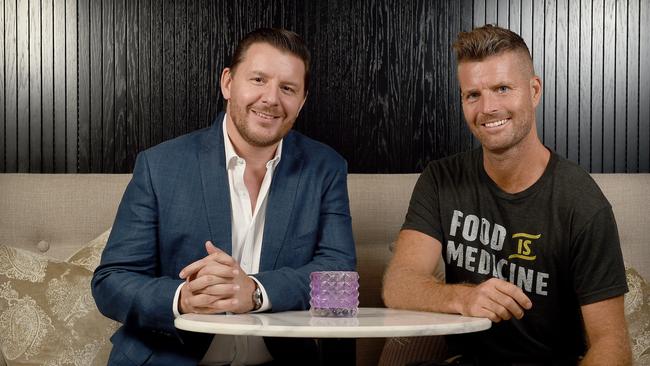 My Kitchen Rules judges Manu Feildel and Pete Evans. Picture: Naomi Jellicoe