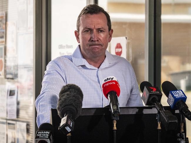 The Premier of Western Australia, Mark McGowan, has been in a spat with the Prime Minister over WA’s quarantine system. Picture: NCA NewsWire / Tony McDonough