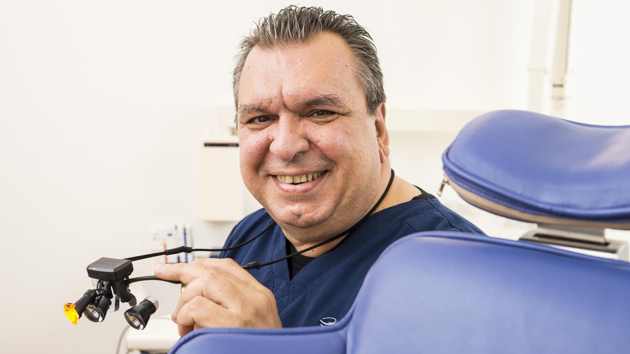 Professor Vasilios Chronopoulos works at Toowoomba Specialist Dental and has a practice in Athens, Greece, Thursday, June 3, 2021. Picture: Kevin Farmer