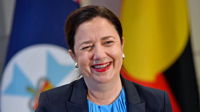 Queensland Premier Annastacia Palaszczuk’s hard border has sparked a war of words. Picture: John Gass