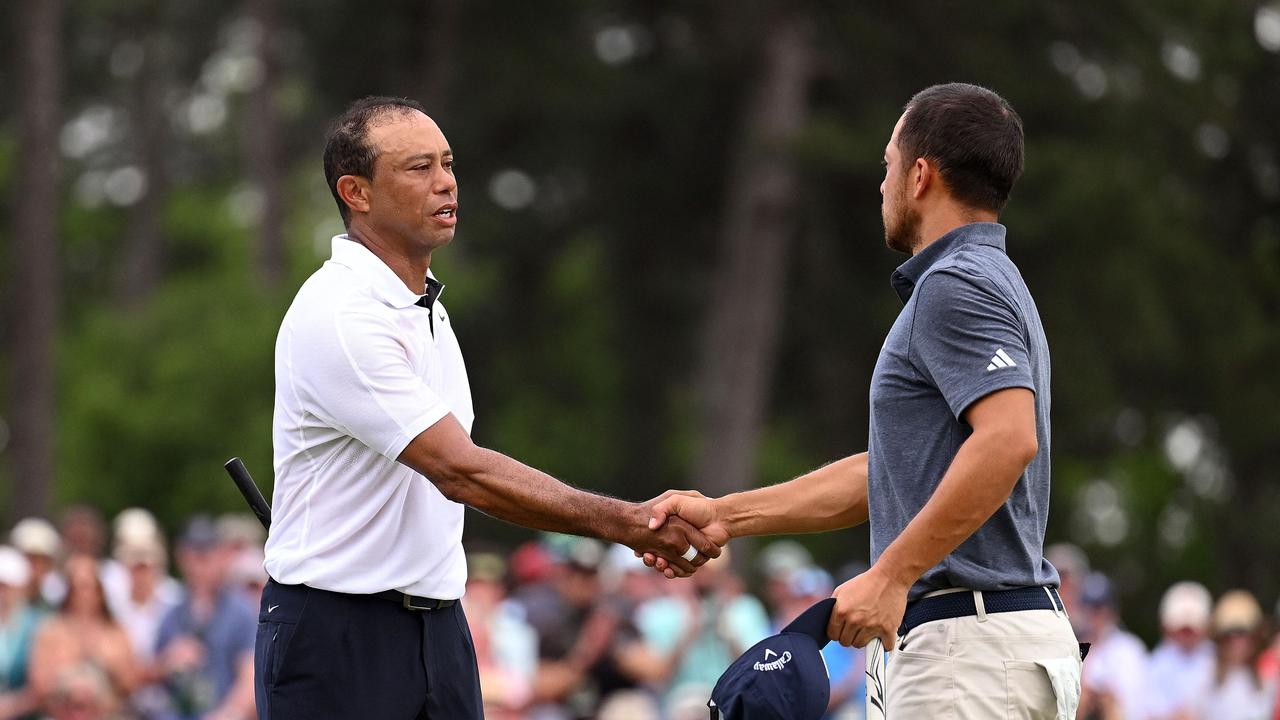 Tiger Woods battled through constant leg pain.