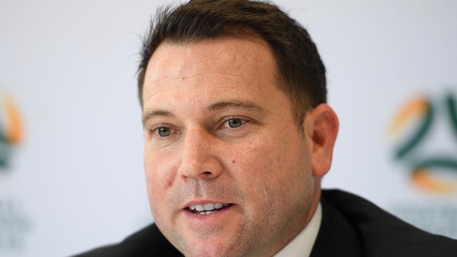 FFA CEO James Johnson wants to create a national dispute system for all players on professional contracts. Picture: AAP Image/Dan Himbrechts