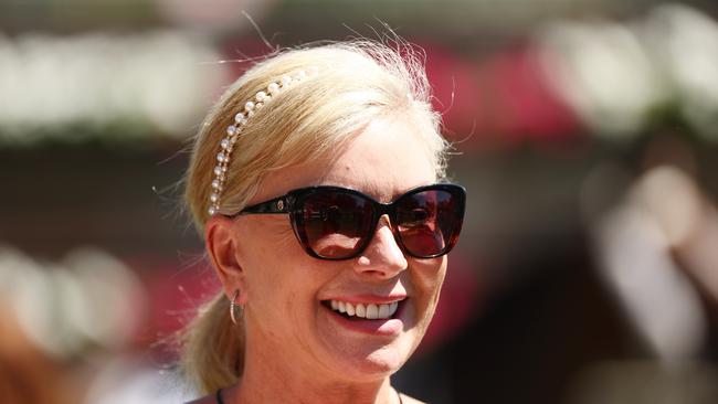 SYDNEY, AUSTRALIA - MARCH 09: Trainer Kim Waugh prepares for Race 1 Midway during "The Agency Randwick Guineas Day" -  Sydney Racing at Royal Randwick Racecourse on March 09, 2024 in Sydney, Australia. (Photo by Jeremy Ng/Getty Images)