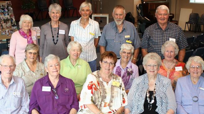 Gympie Choral Group (back) Kathy Dakin, Denise Stanton, Jan Thorne, Richard Thorne and Ross Forward, (middle) Margaret Mason, Helen Bartlett, Mary Devlin, Lynn Forward, (front) George Van Cooten, Melodie Zylstra, Sue Williams, Betty Collins and Margaret Gartrell.