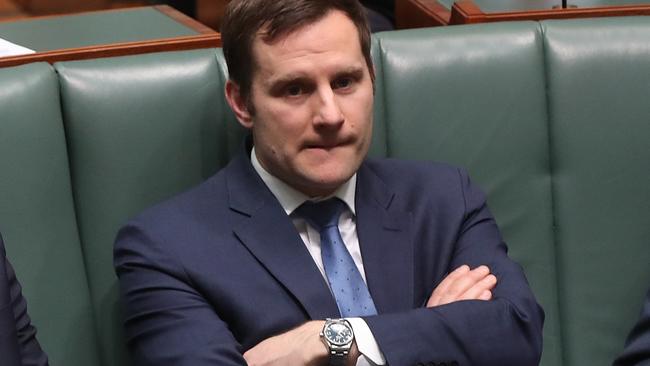 Liberal MP Alex Hawke says a donation to GetUp ahead of new rules is concerning. Picture: Kym Smith