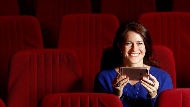 SmartFone Flick Fest co-founder Ali Crew, at the Chauvel Cinema in Paddington. Picture: John Appleyard