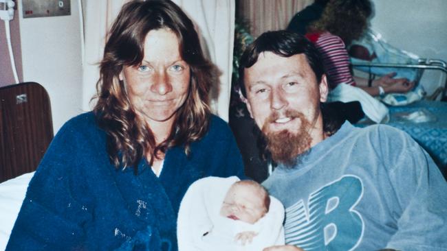 Donna Rice and John Tyson with then newborn son Jordan Rice. After Donna and Jordan’s death, John hopes to prevent such tragedies from happening again.