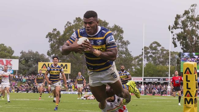 Maika Sivo is quickly becoming a fan favourite for the Eels faithful. Picture: AAP