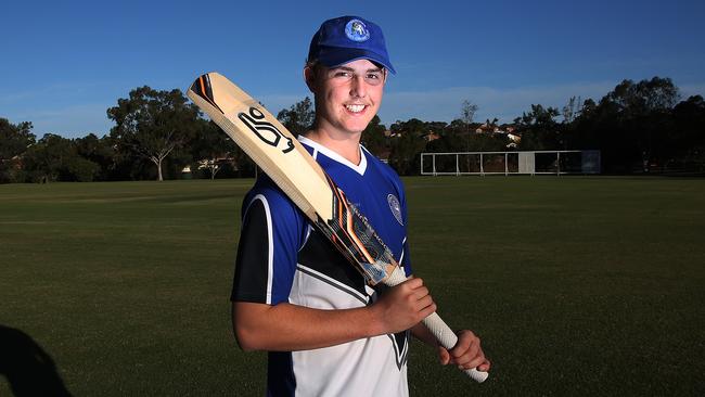Thomas Sowden plays grade cricket for Bankstown Cricket Club. Picture: Carmela Roche