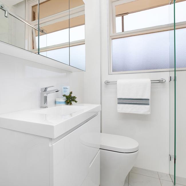 This Sydney home had a second toilet in the laundry, back-to-back with the toilet in the full bathroom. Picture: supplied