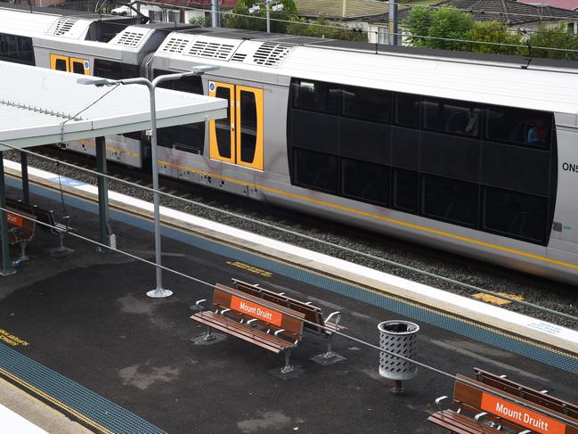 Mount Druitt railway station service on a Friday morning.Commuters discuss the service and needs of the rail system.