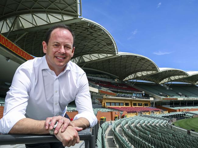 SACA president Will Rayner at Adelaide Oval. Thursday,November,21,2024.Picture Mark Brake