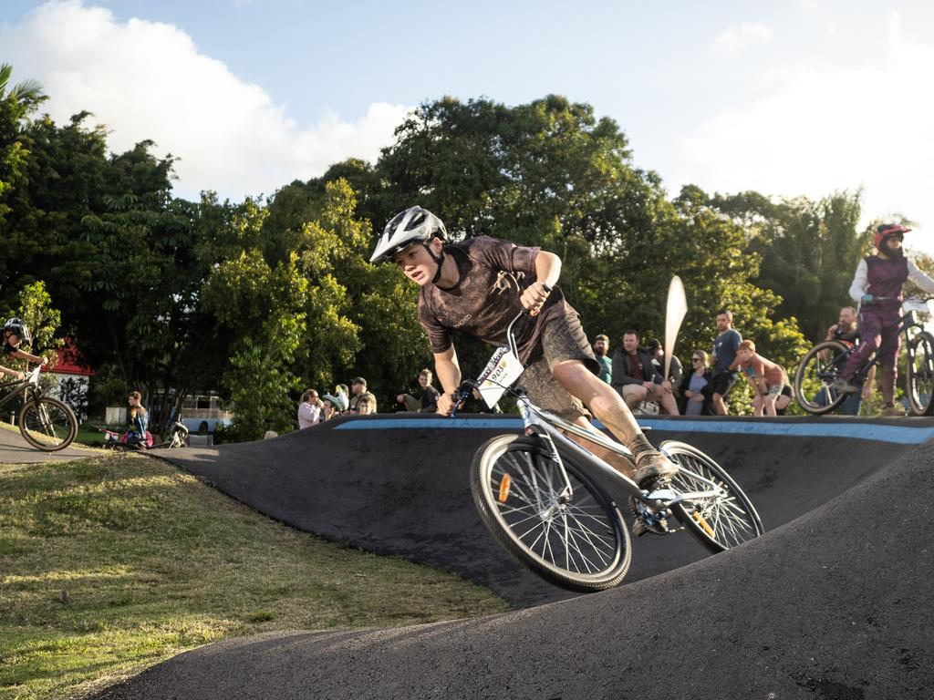 Mountain bike riders from across Australia descended on the Pioneer Valley at the weekend for the inaugural Rocky Trail Entertainment Fox Superflow at Finch Hatton in July, 2024. Picture: Rocky Trail Entertainment