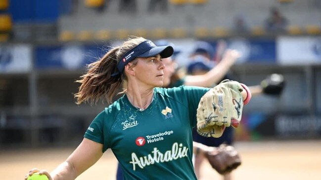 Jade Wall has represented Australia in softball at the Tokyo Olympics.