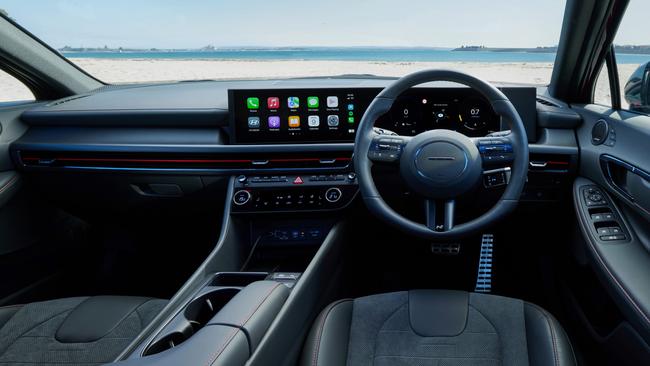 The Sonata N Line has a high-tech cabin.